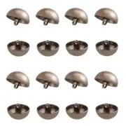 About 20 Pcs 20mm Diameter Alloy Sewing Buttons Shank Blazer Half Round Sport...