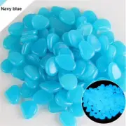 150PCS Glow in The Dark Pebbles Garden Glowing Rocks Fish Tank Luminous Stones