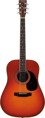Acoustic Guitar S.Yairi YD-3M CB Dreadnought Solid Spruce Top Cherry Sunburst