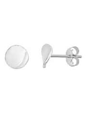 [Pure Elements] Sculpted Stud Earrings in Silver