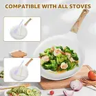 Crepe Pan with Wood Handle Nonstick Tortilla Pan Pancake Griddle Pan SeSTN