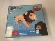 NEW Pix Brix Wild Kratts Lion STEM Building Pixel Puzzle New in Sealed Box