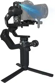 Feiyu SCORP Mini 2 Gimbal Stabilizer for Camera/Action Camera.Smartphone,Built-in AI Tracker,Native Vertical Shooting,1200g Payload,Bluetooth Control,for Canon/Sony/Panasonic/Nikon/Fujifilm,Black