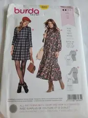 Burda Style 6265 Loose Fit Dress 2 Styles Sewing pattern size 8 -18 Uncut