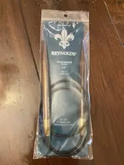 Reynolds Rosewood 32 Inch US #15 Circular Knitting Needles - Brand New.