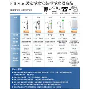 3M S003 淨水器專用濾心 3US-F003-5 可替代DS02濾心