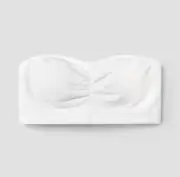 New! Cat & Jack Girls' Padded Seamless Bandeau Bra White XL