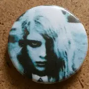 Night of the living dead girl Pin Back Badge George A Romero *