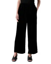 Eileen Fisher Crushed Velvet Wide Ankle Pants