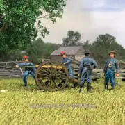 W.Britain 31425 “Load!” Confederate Artillery with 12-Pound Howitzer (Britains)