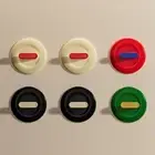 6Pcs Traceless Dopamine Hooks Plastic Wall Hooks Strong Sticky Hook Kitchen