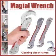 Adjustable 9-45mm Wrench Multi-tool Quick Grip Universal Spanner Versatile Tool