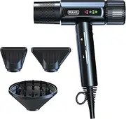 Wahl Vanquish T-Shaped Hair Dryer with Brushless Motor - Lightweight, Low Noise, Digital Motor, T-Shaped Design - Includes 3 Magnetic Attachments
