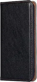 [SEAHAI] Leather Case for Motorola Edge 30 Neo/Edge 30 Lite, Mobile Phone Case Flip Case, Wallet Protective Case, PU/TPU [Stand/Card Slot/Magnetic Snap] Shockproof Flip Case, Black