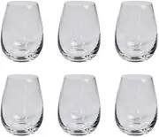 [alex liddy] Grand Cru 6 Piece Stemless White Wine Glass Set 550ml