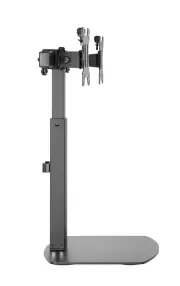 Brateck Dual Screen Pneumatic Vertical Lift Monitor Stand Fit Most 17"-27"