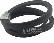 Drive Belts V Belts Type B Black Rubber Closed Loop Belt Width 17mm B49/50/51/52/53/54/55/56/57/58 Transmission Belt(B51)
