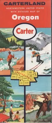1960 Carter Road Map: Oregon NOS