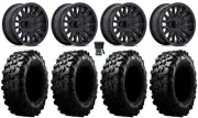MSA Creed 15" Wheels Black 29" Carnivore Tires Polaris RZR XP 1000 / PRO XP