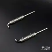 LESU 1/14 Scale Metal Chimney 1pair for TAMITA RC Car Truck Model