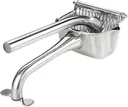DONFAMDS 1pc Stainless Press Juicer Manual Fruit Squeezer for Easy Juice Extraction Comfortable Grip Labor Saving Design for Refreshing Drinks