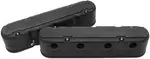 Aeroflow GM LS 2 Piece Valve Covers Cast Tall Retro Finned Black - AF77-5020BLK