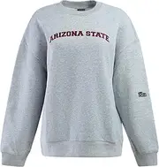 Hype & Vice Arizona State Sun Devils Offside Crewneck - GREY, L, Grey, Large