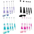 Concealer Brush & Blusher Brush 5 Pieces Metal Handle Makeup Brush responsible