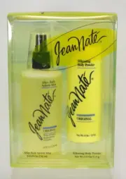 Jean Nate Revlon 2 Pc Gift Set After Bath Splash Mist / 8oz & Body Powder / 4oz
