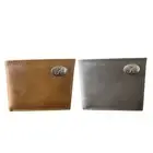 ZEP-PRO Alabama Crimson Tide College Brown/Gray Leather Bifold Passcase Wallet
