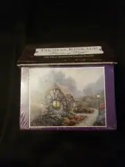 New Thomas Kinkade Painter of Light 100 pc Mini Sealed Puzzle Chandler’s Cottage