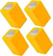 VINTORKY 4pcs Blade Recycling Box Safety Razor Case Blades Dispenser Case Barbering Supplies Safety Razor Stand Barber Supplies Leaf Razor Safety Razor Travel Case Henson Razor Abs Yellow