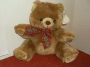 BRAND NEW BROWN 11.0" PLUSH STUFFED TEDDY BEAR by BRAND LOYALTY