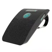 Car Bluetooth Speaker Hands-free Multi-point Wireless Sun Visor Kit Black USB