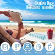 2 Pcs Ice Cube Trays DIY Ice Cube Molds Airtight Ice Cube Mold Trays 15 StJpf