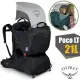 【OSPREY】 Poco LT Child Carrier 21L 輕量網架式透氣嬰兒背架背包(含遮陽罩).行動嬰兒座椅.健行登山兒童揹架_星耀黑