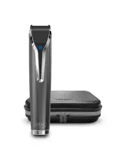 Waterproof Lithium-Ion Stainless Steel Grooming Kit with Bonus Storage Case - Slate
