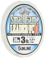 SUNLINE Leader Salt Mate Small Game Leader FC II Fluorocarbon 30m No. 0.8 3lb Na