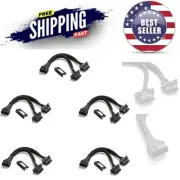 Durable OBD II Extension Cable 1 Male to 2 Female Splitter - Ultra Flat Design