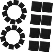 BESPORTBLE 1set Hydroponic Sponge Planting Plants Starter Sponges Growing Floating Gardening Block Hydroponics System Indoor Vegetable Growing Foam Garden Herb Garden Foam Cotton Black 100pcs