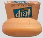 Vintage DIAL PLUS Antibacterial Moisturizing Peach box Bar Soap 4.5 Oz