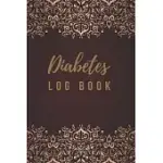 DIABETES LOG BOOK: 2 YEAR DIABETIC BLOOD SUGAR GLUCOSE PRESSURE LOG BOOK RECORD AND TEST DAILY BOOK FOR DIABETICS AND FOOD JOURNAL / SMAL