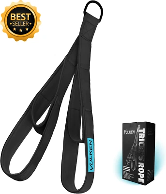 Tricep Rope Cable Attachment, 24" & 17" Length, Pull Down Rope for Cable Machine