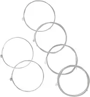 Unxuey Electric Guitar Strings Nickel Alloy Steel Strings Set, 6 Guitar Stings, E-009, B-011, G-016, D-024, A-031, E-042, with Guitar String Winder Cutter Pin Puller,Sliver 1 Pack