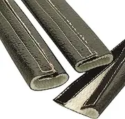 Design Engineering 010478 Fire Wrap 3000 1" x 24" Heat Protection Sleeve for Wires, Hoses, etc. (with Hook and Loop Closure)
