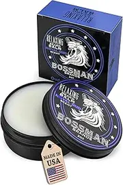 Bossman Royal Oud Beard Balm, Navy, 2 Oz