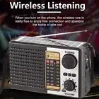 Solar Radio Portable FM/AM SW Digital Bluetooth Speaker MP3 Player Rechargeable