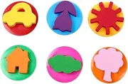 Gogogmee DIY Drawing Roller Seal Funny Ink Stamp Graffiti Stamper for Educational Painting Tools for Creative Learning Fun Art Activities