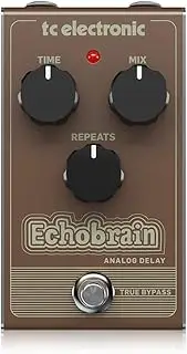 TC electronic Echobrain Analog Delay Vintage Style Pedal with All-Analogue Bucket-Brigade Circuit