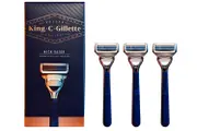 King C. Gillette Neck And Cheeks Razor 3 Pack